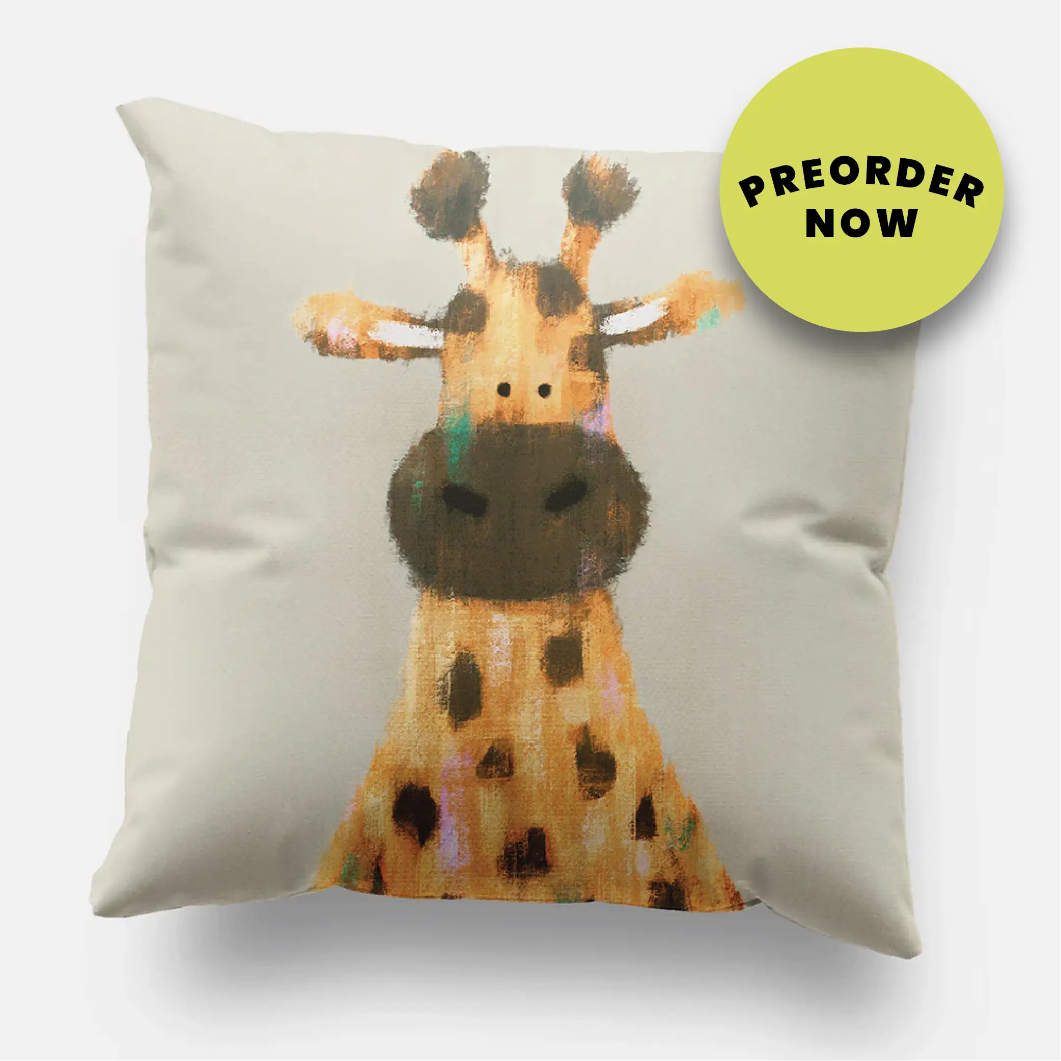 PREORDER: Safari Giraffe Nursery Cushion Cover