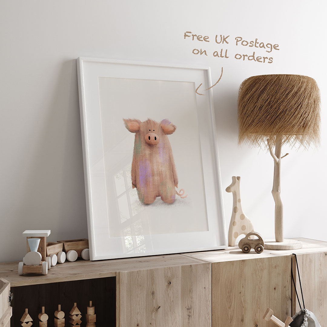 Farmyard Animals Nursery Prints Set of 3