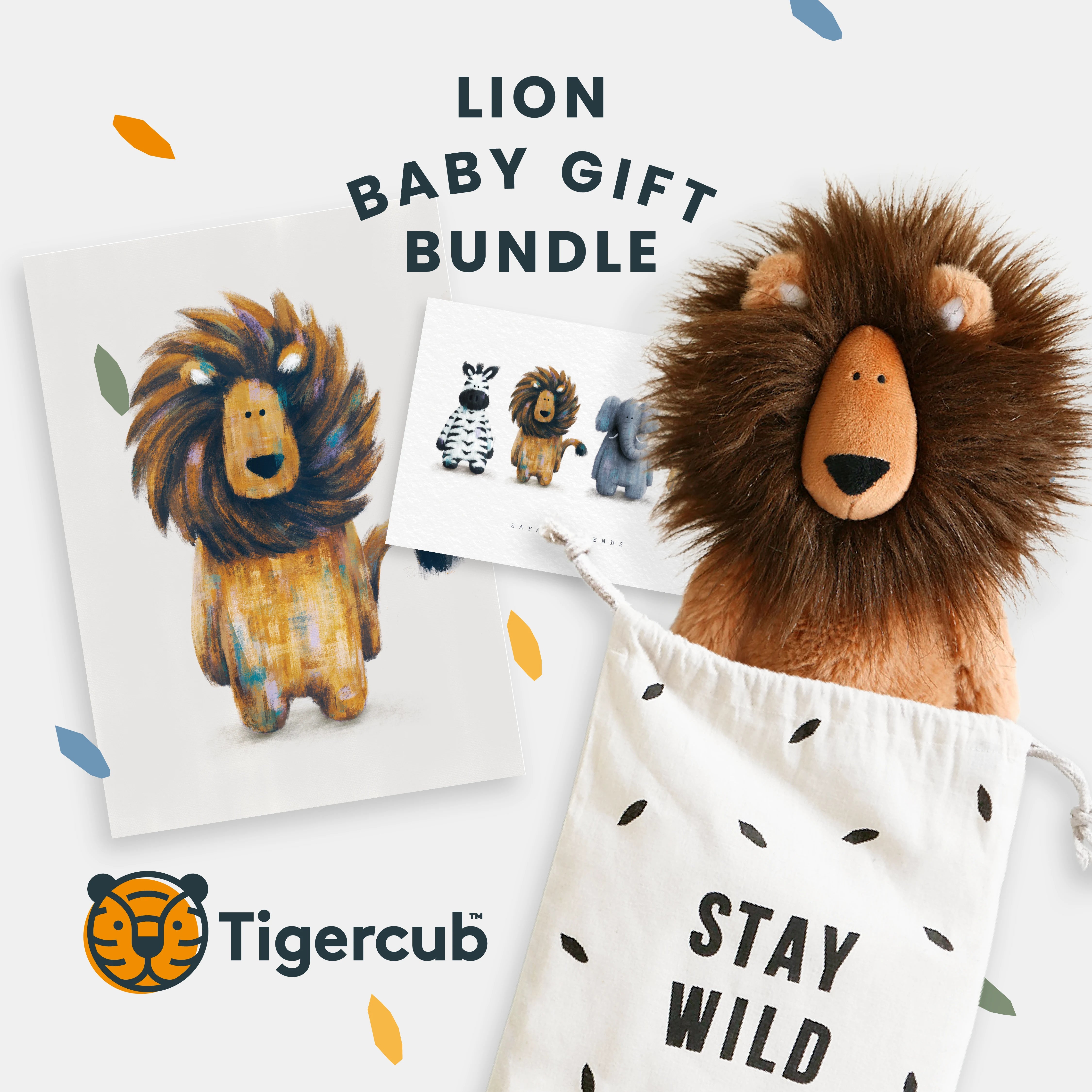 Lion gift set - Gender neutral baby gift set
