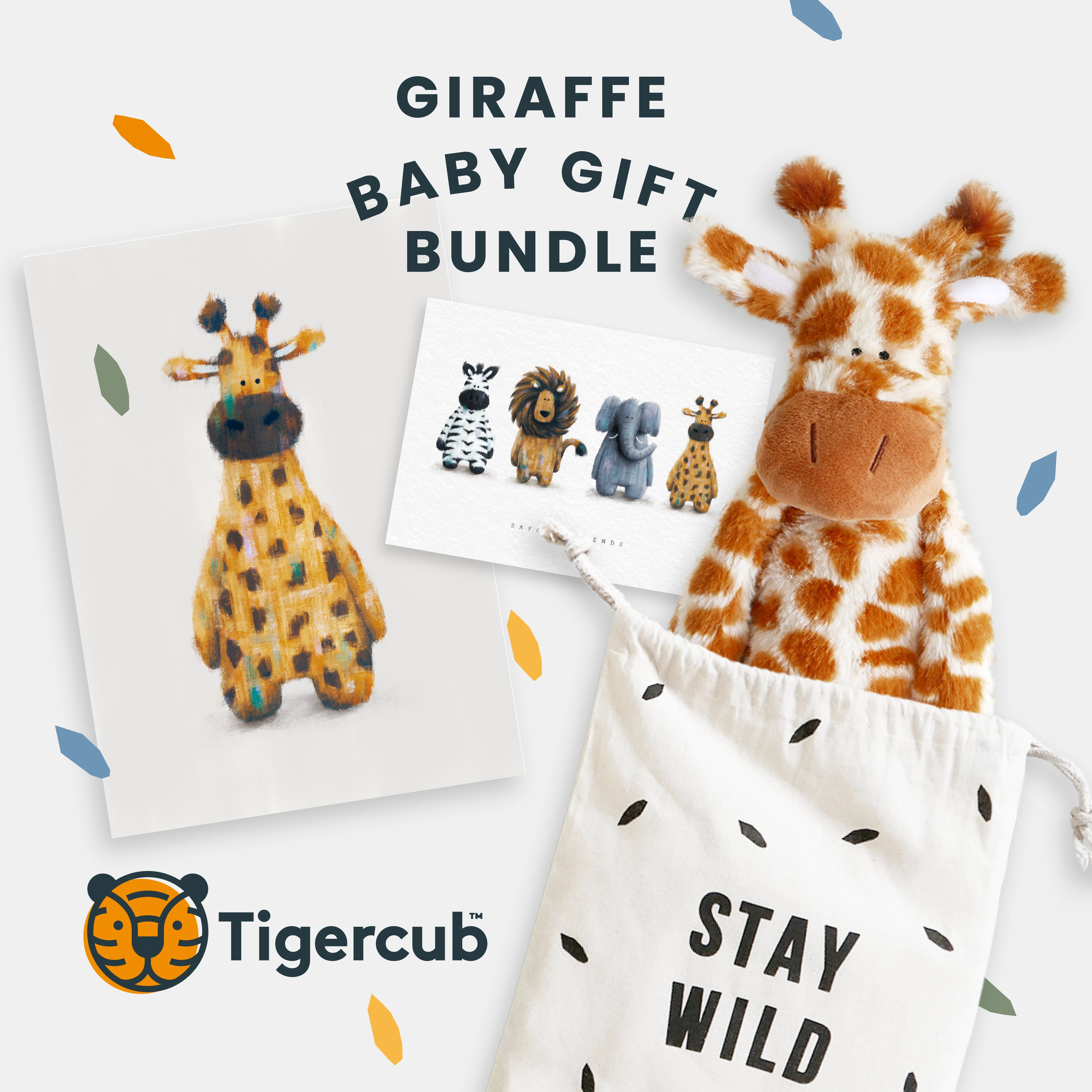 Giraffe gift set - Gender neutral baby gift set