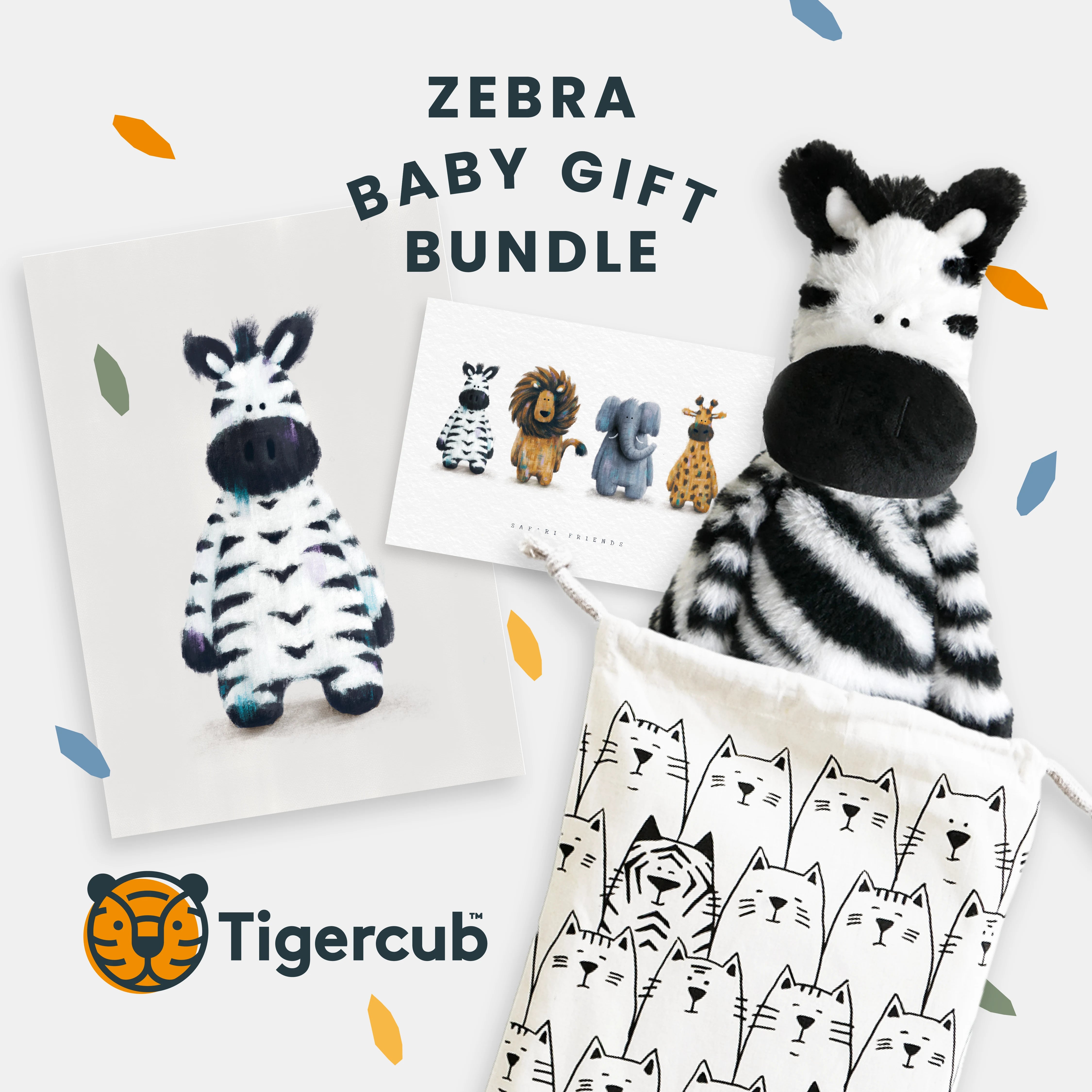 Zebra gift set - Gender neutral baby gift set