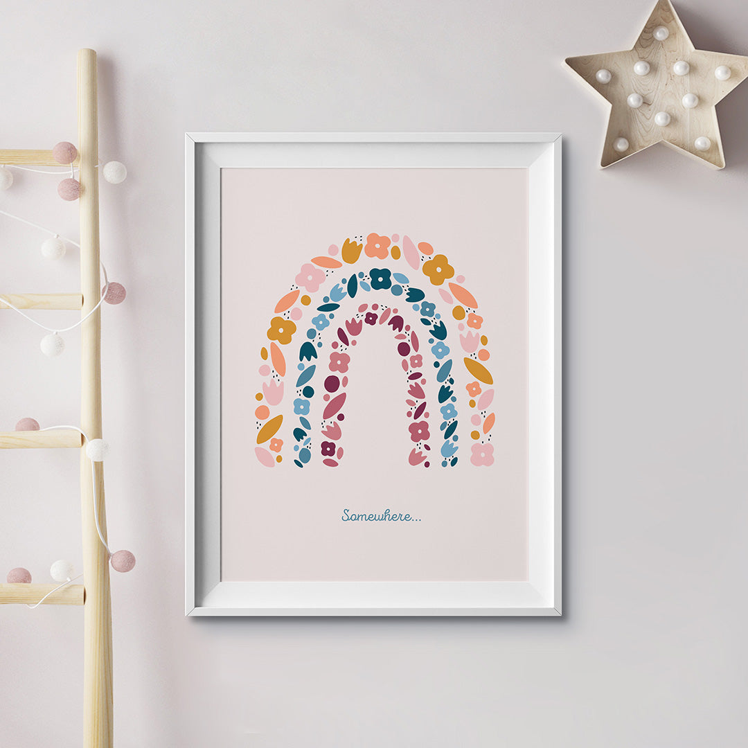 Rainbow Nursery Prints set of 2