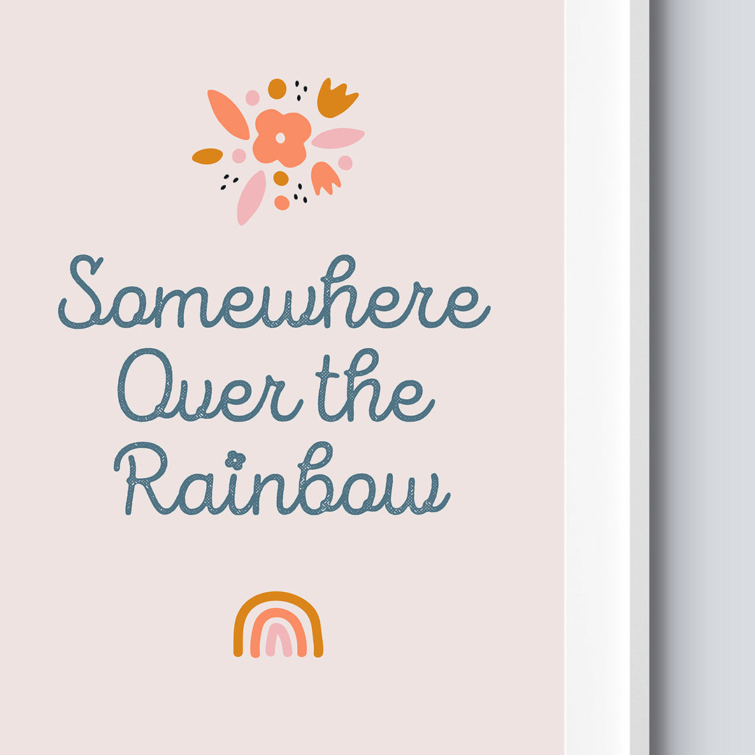Rainbow Nursery Prints set of 2