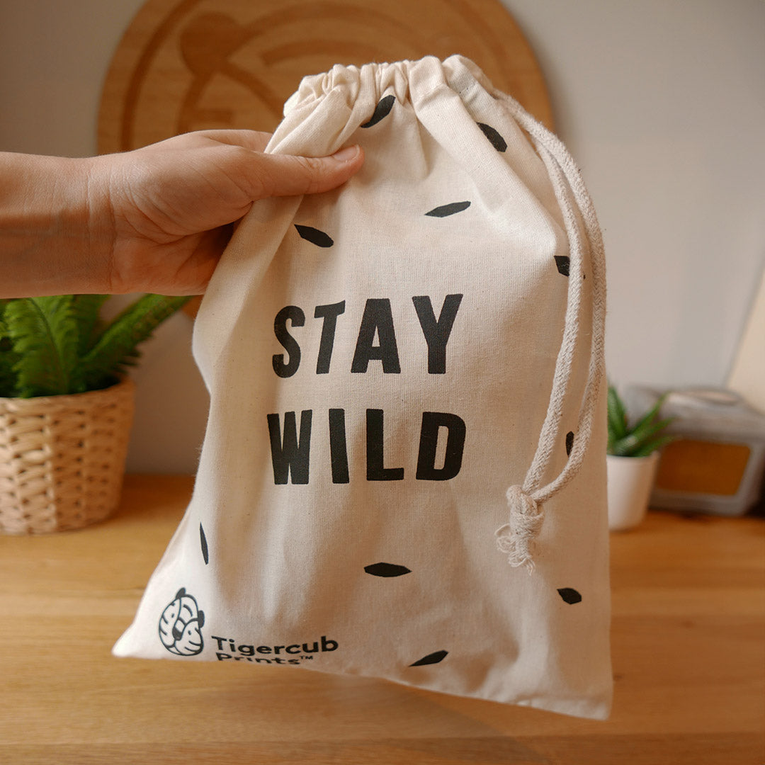 Drawstring Bag - Stay Wild