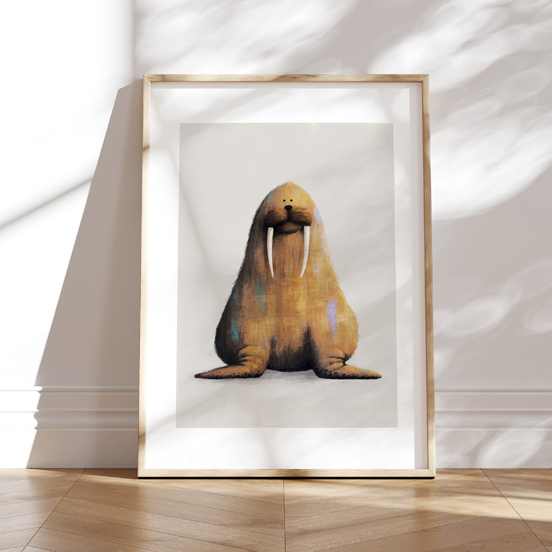 Walrus Nursery Print