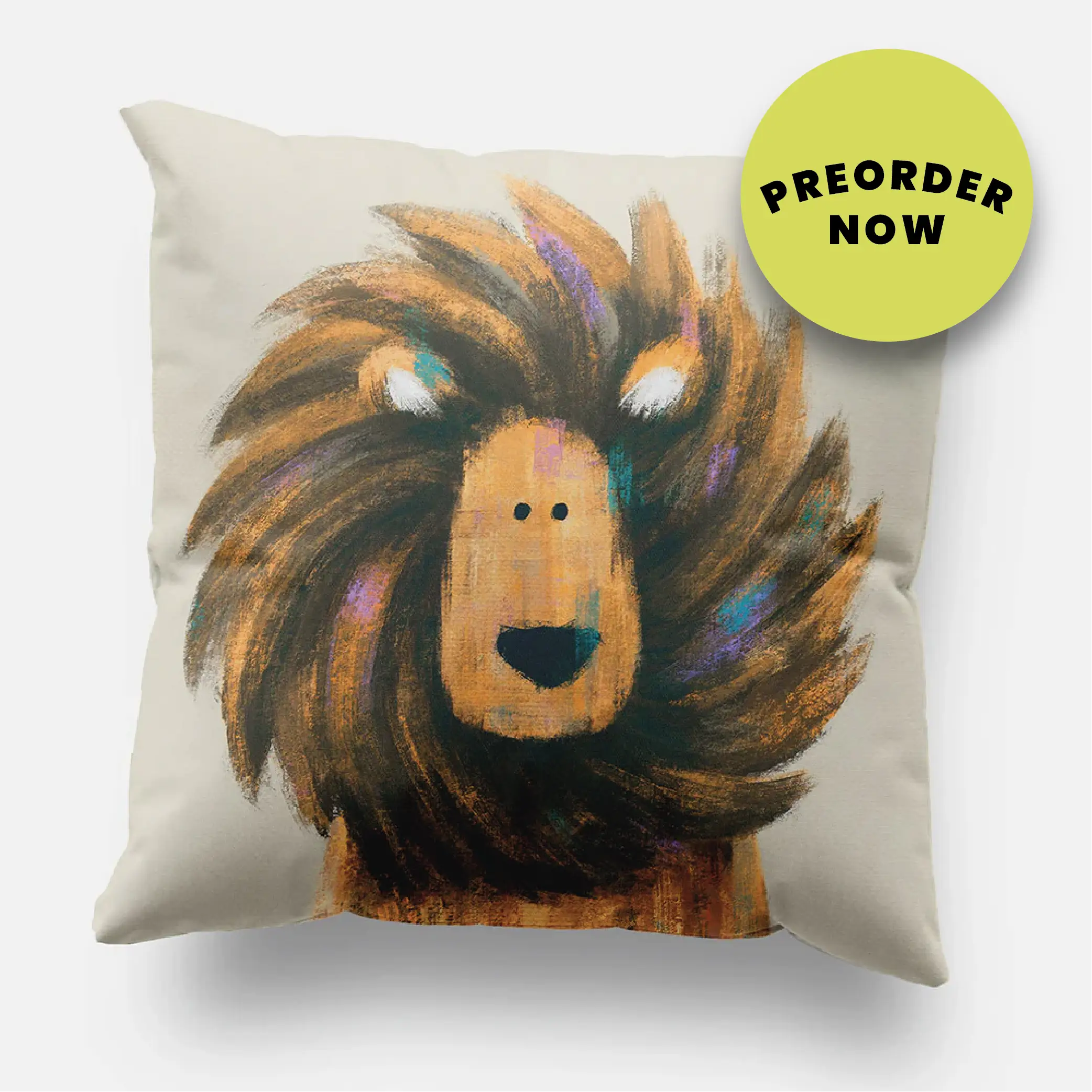 PREORDER: Safari Lion Nursery Cushion Cover