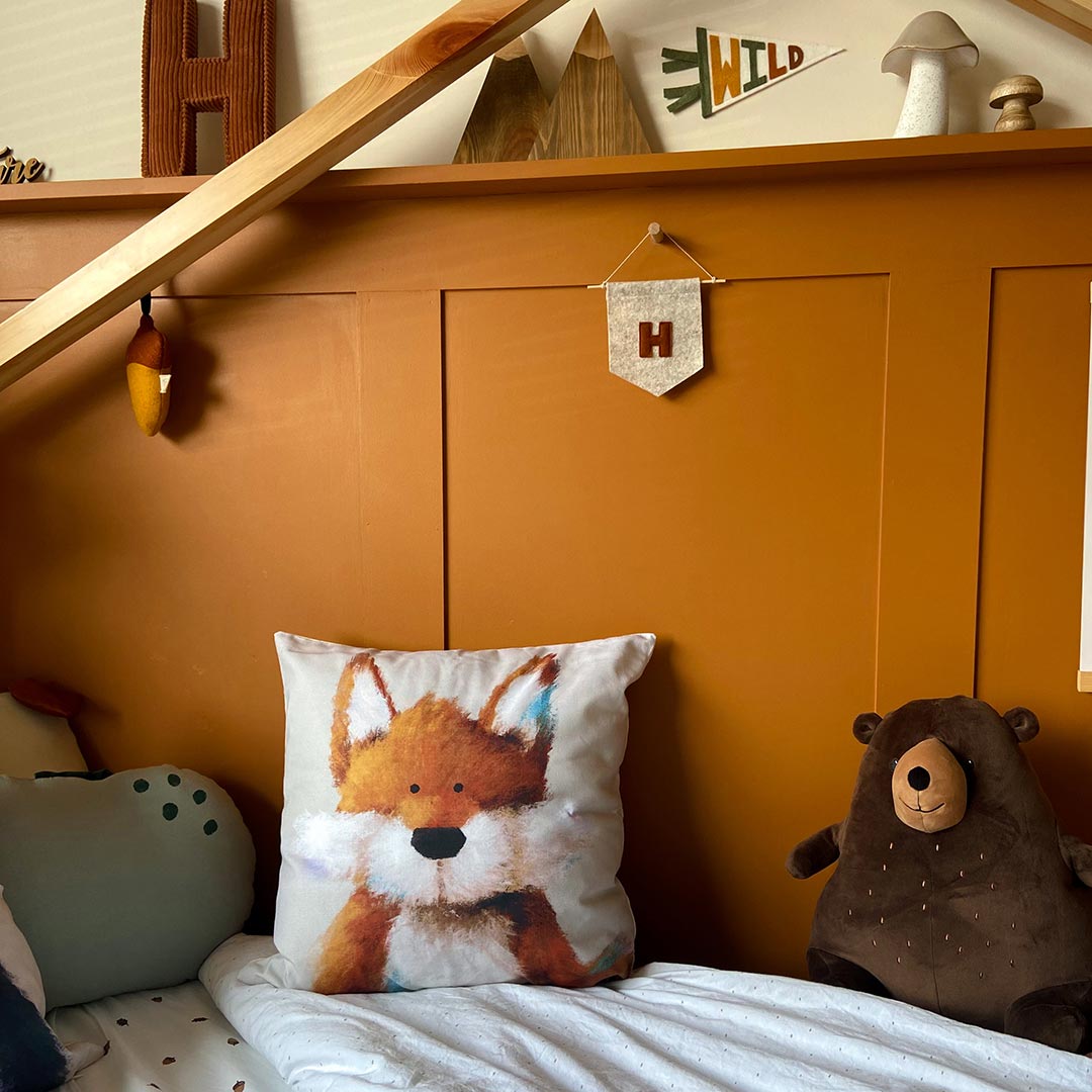 Woodland Fox Nursery Cushion Cover