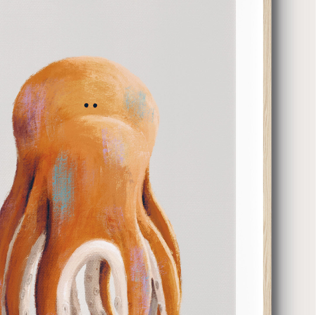 Octopus Sea-life Nursery Print
