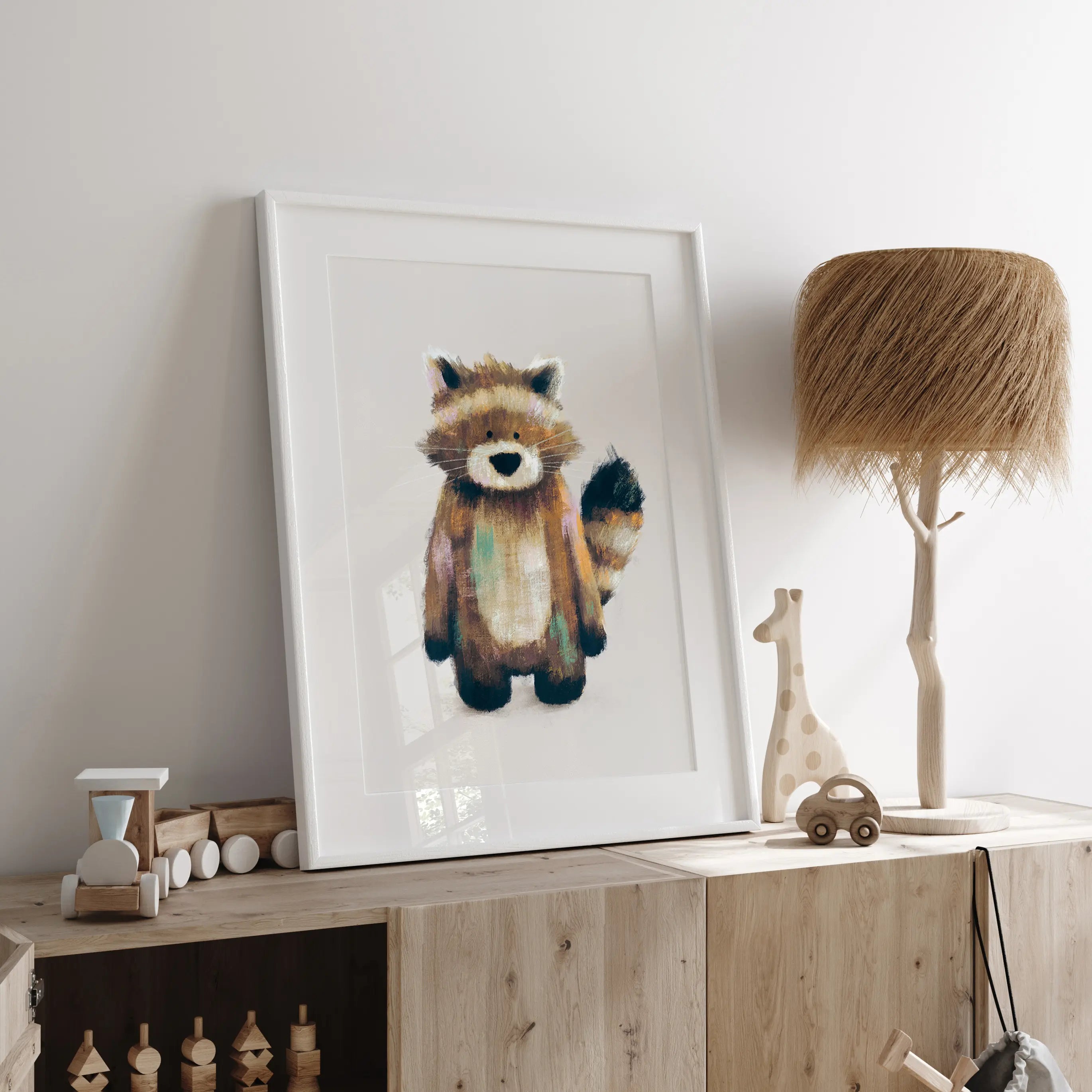 Raccoon gift set - Gender neutral baby gift set