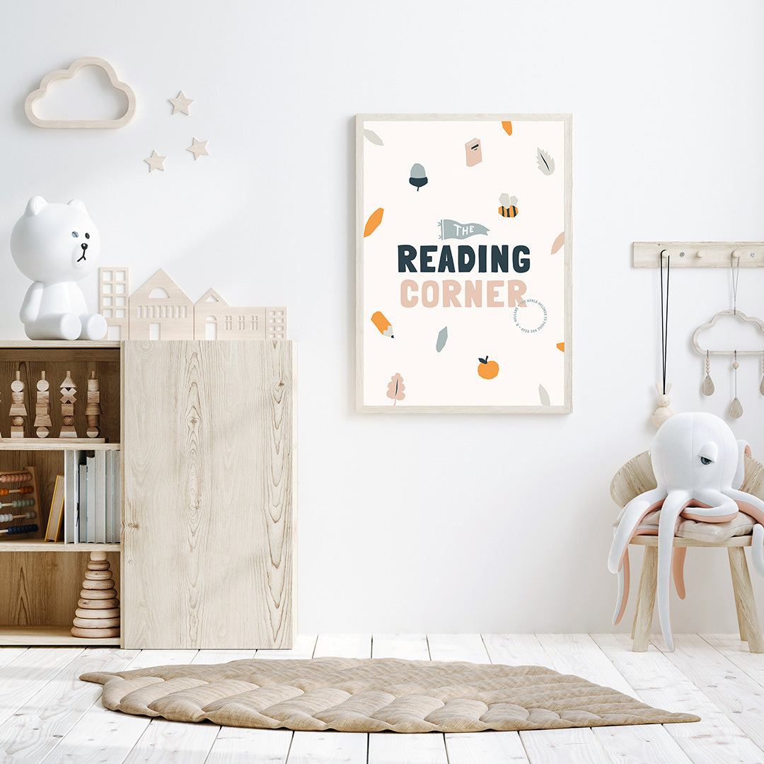 The Reading Corner Scandi Nursery Print