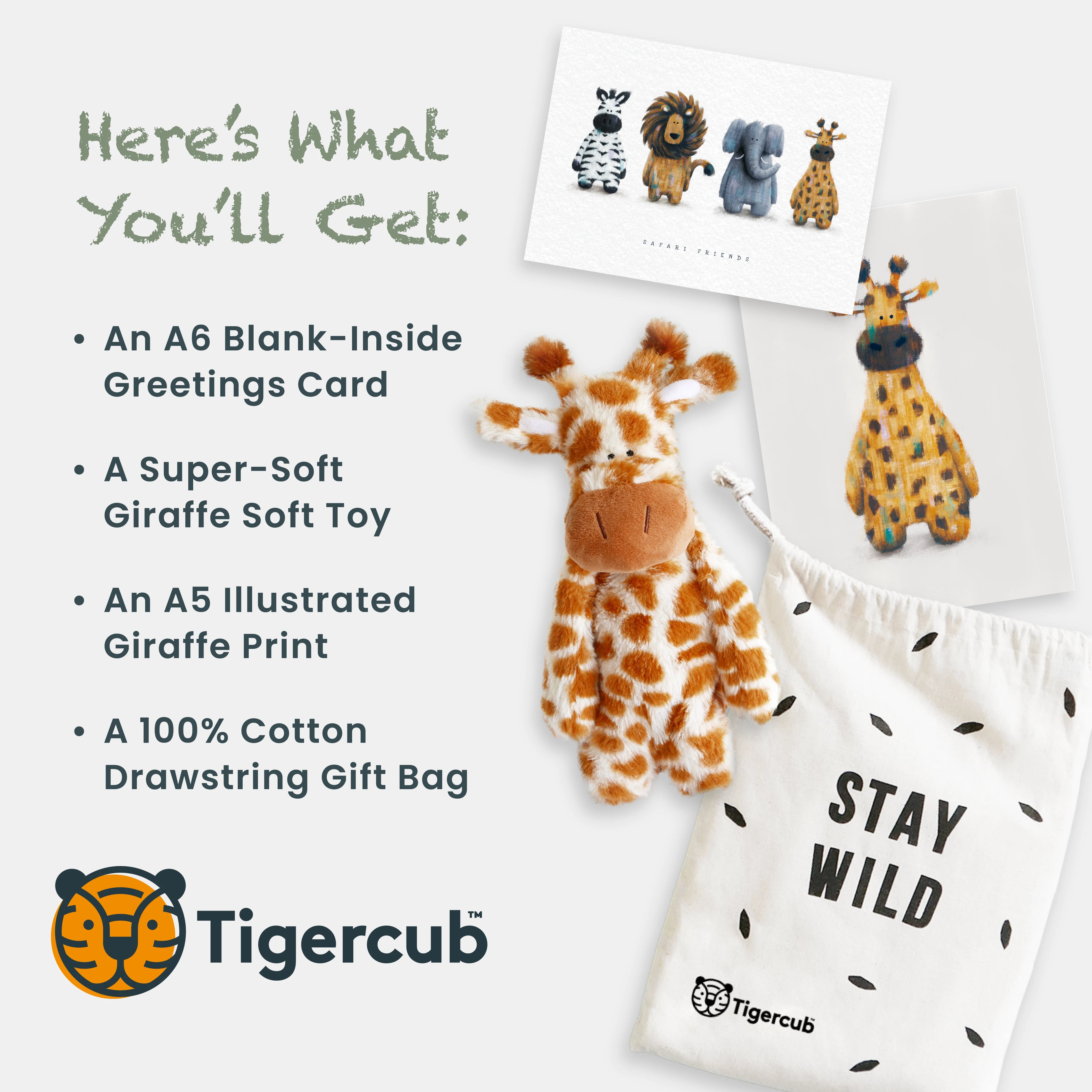 Giraffe gift set - Gender neutral baby gift set