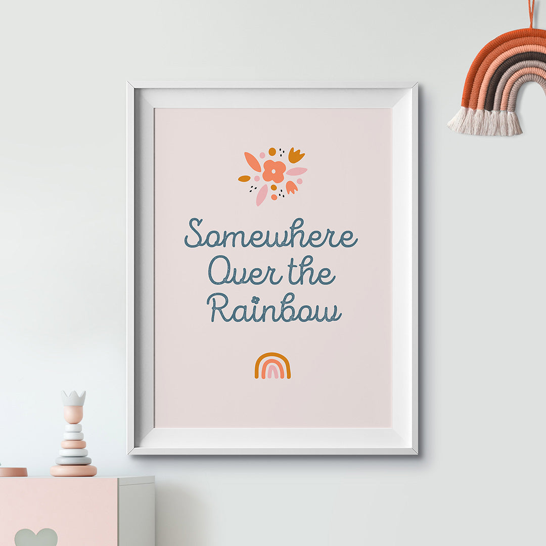 Rainbow Nursery Prints set of 2