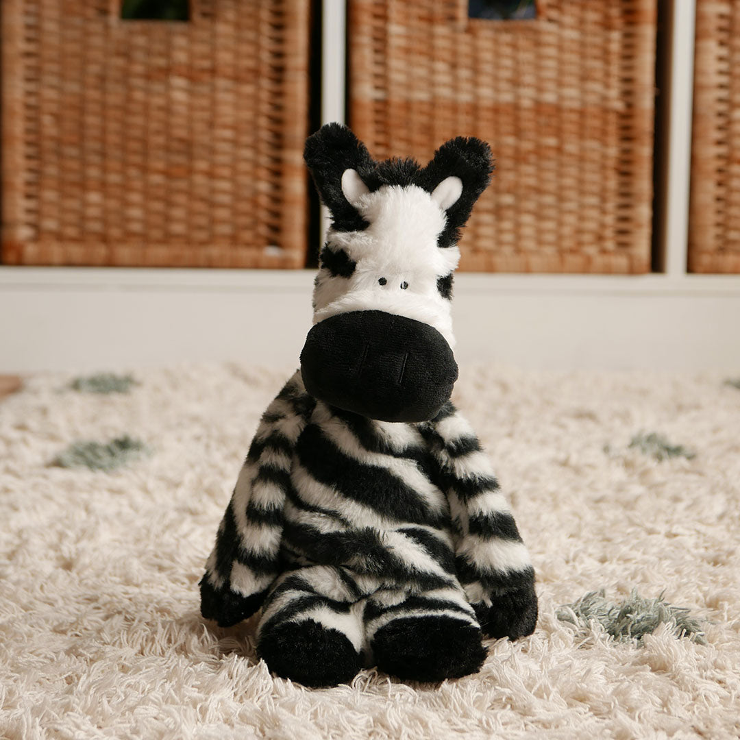 Zebra soft toy by Tigercub Prints