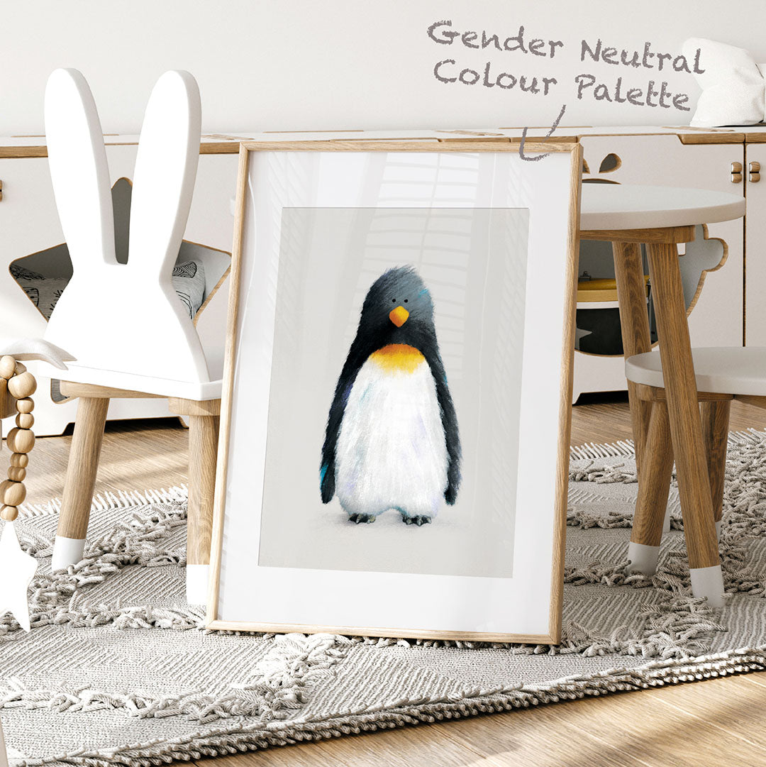 Penguin Nursery Print