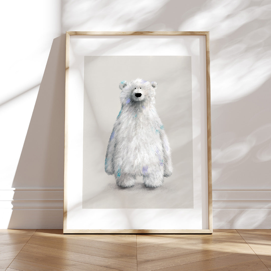 Polar Bear Nursery Print