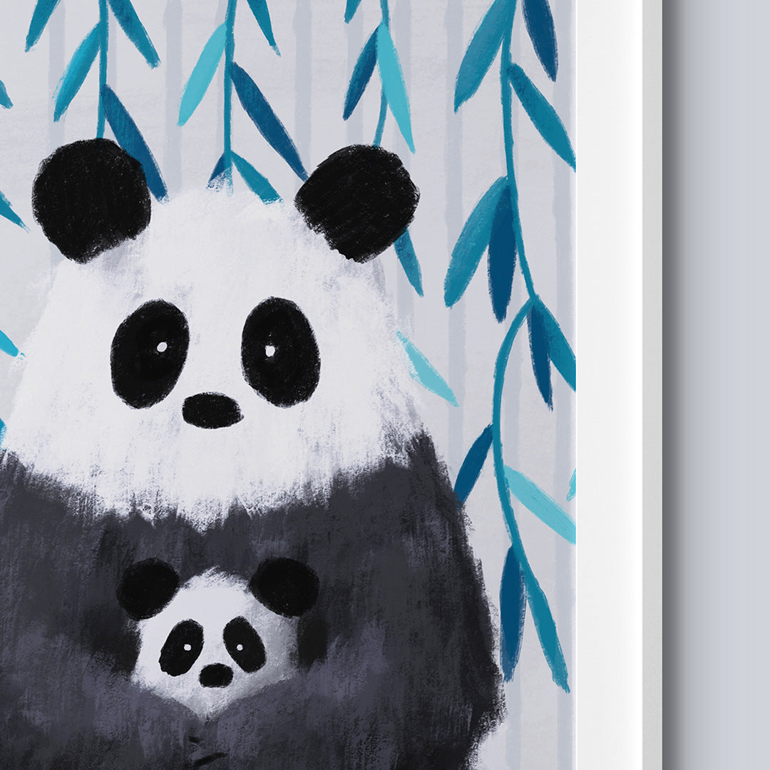 Jungle Panda Nursery Print