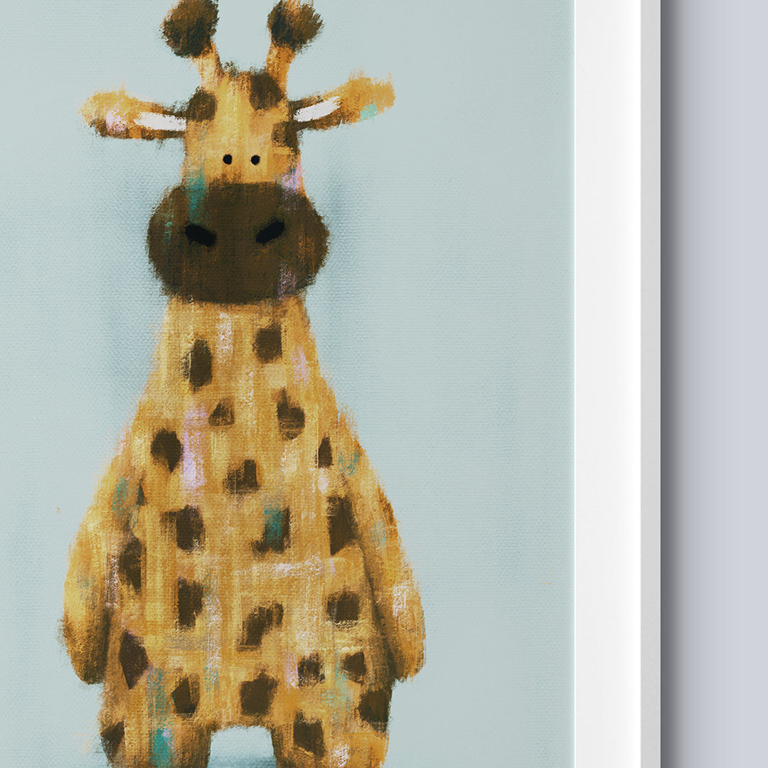 Safari Giraffe Nursery Print