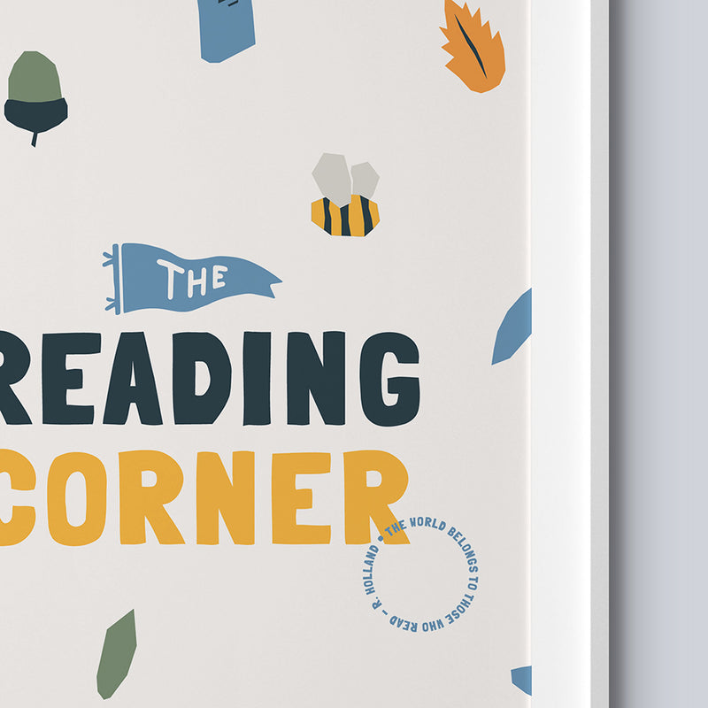 The Reading Corner Nursery Print