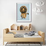 Safari Lion Nursery Print