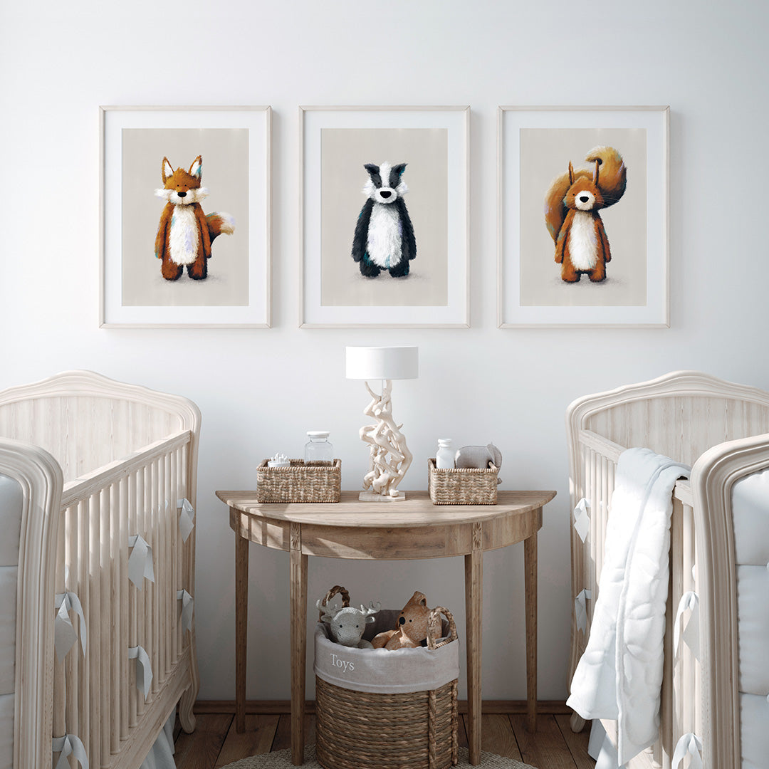 Baby animal prints shop nursery